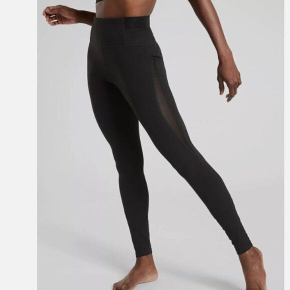 ATHLETA Aura Heel Tight in Powervita Black Size Small - Picture 9 of 11